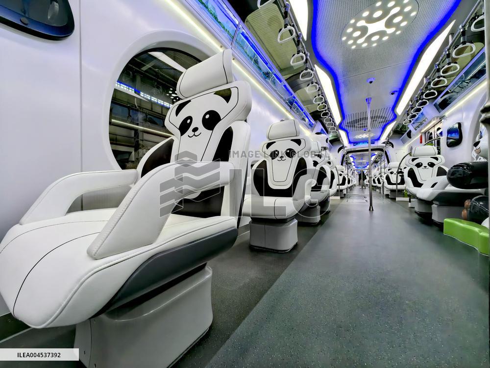 Panda Themed Monorail Train - Chin