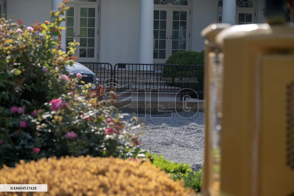 Rose Garden Construction Continues