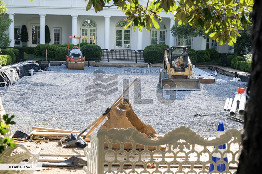 Rose Garden Construction Continues