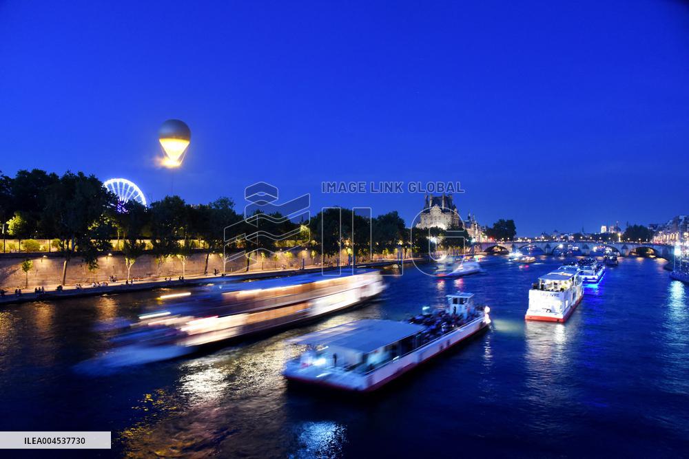 The Olympic Cauldron At The Tuileries Garden - Paris