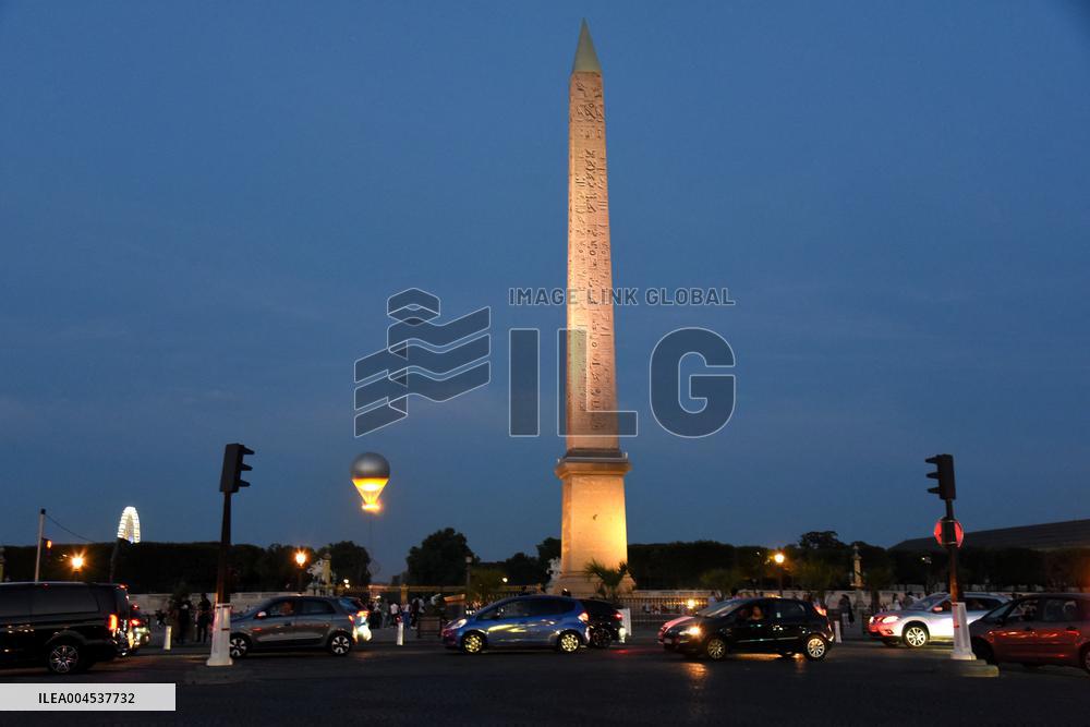 The Olympic Cauldron At The Tuileries Garden - Paris