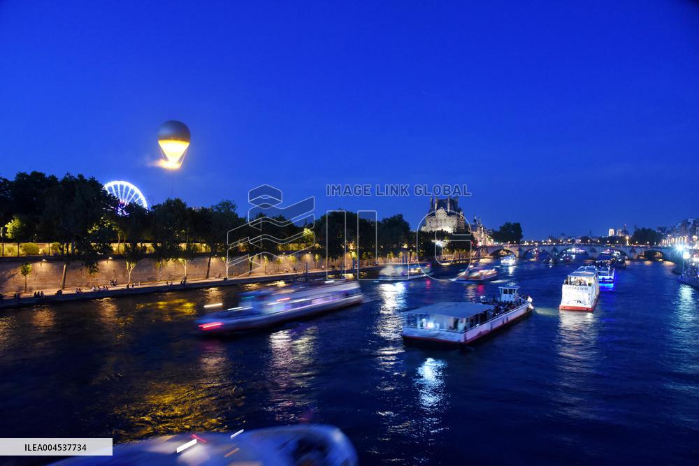 The Olympic Cauldron At The Tuileries Garden - Paris