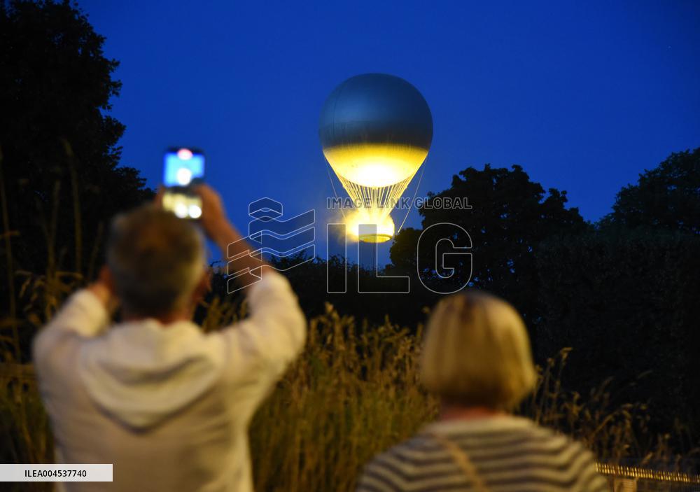 The Olympic Cauldron At The Tuileries Garden - Paris