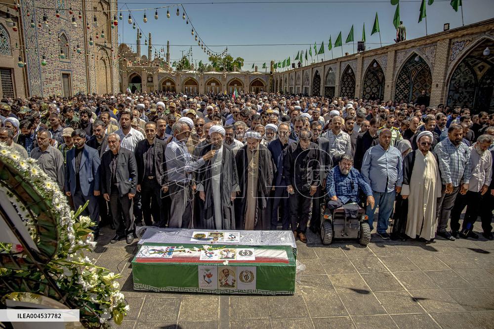 Funeral for Iranians Killed by Israel - Qazvin