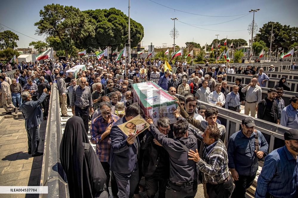 Funeral for Iranians Killed by Israel - Qazvin