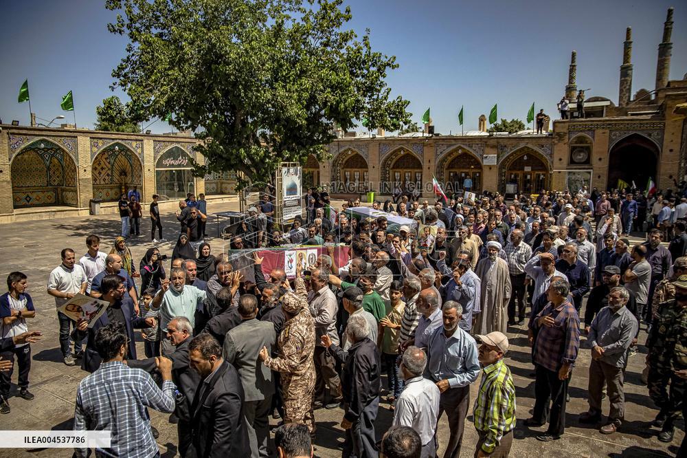 Funeral for Iranians Killed by Israel - Qazvin