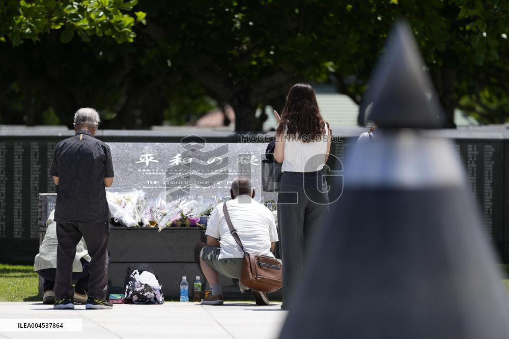 80th anniversary of WWII ground battle in Okinawa