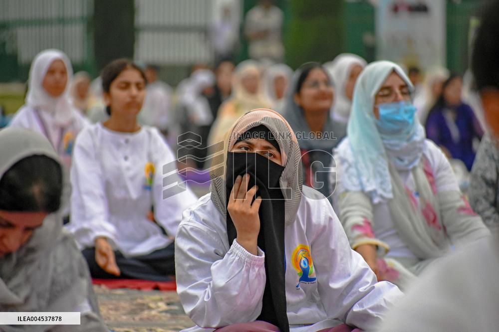 International Yoga Day in Srinagar - India