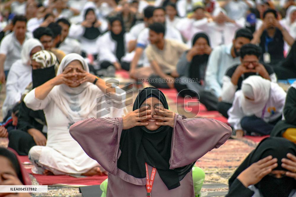 International Yoga Day in Srinagar - India