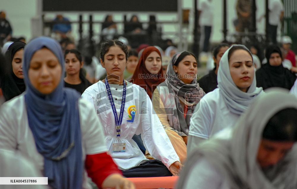 International Yoga Day in Srinagar - India