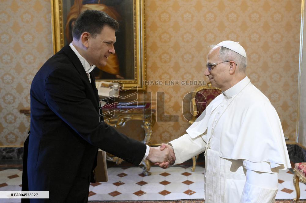 Pope Leo XiV Receives The Ambassador of Belarus - Vatican