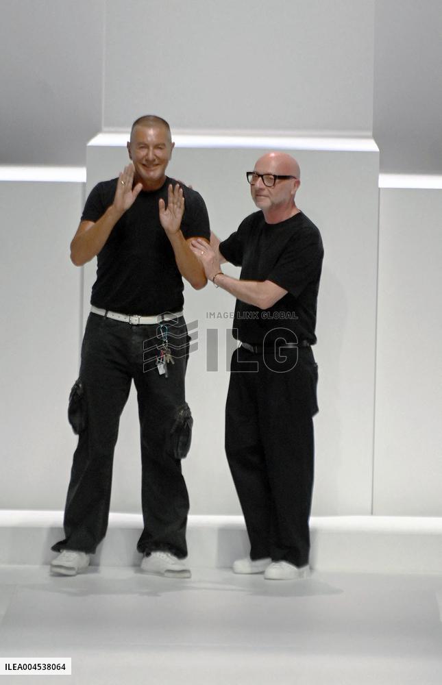 MFW Menswear - Dolce And Gabbana Runway