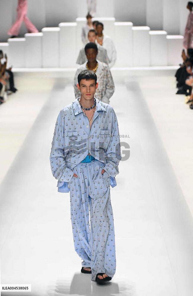 MFW Menswear - Dolce And Gabbana Runway