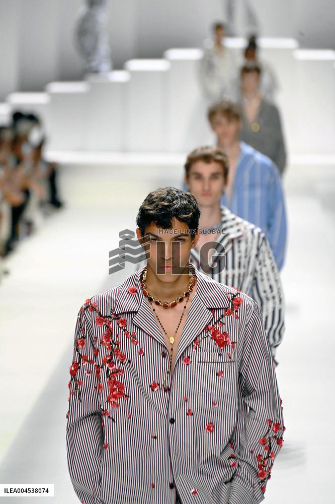 MFW Menswear - Dolce And Gabbana Runway