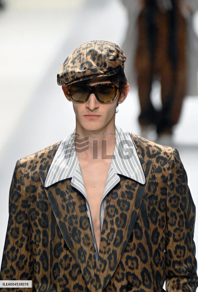 MFW Menswear - Dolce And Gabbana Runway
