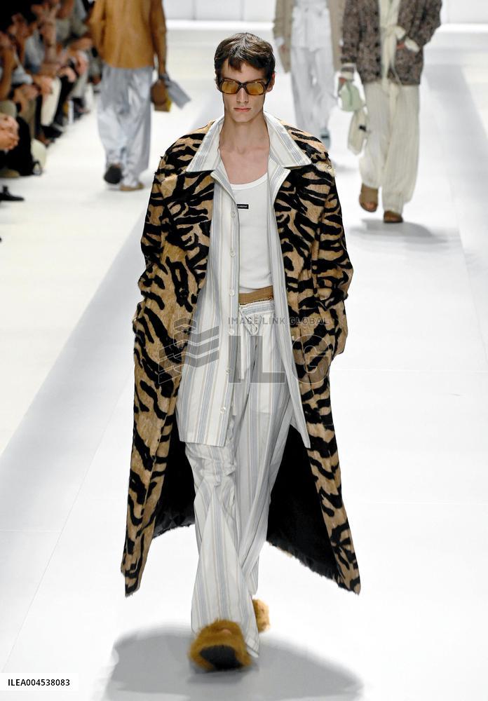 MFW Menswear - Dolce And Gabbana Runway