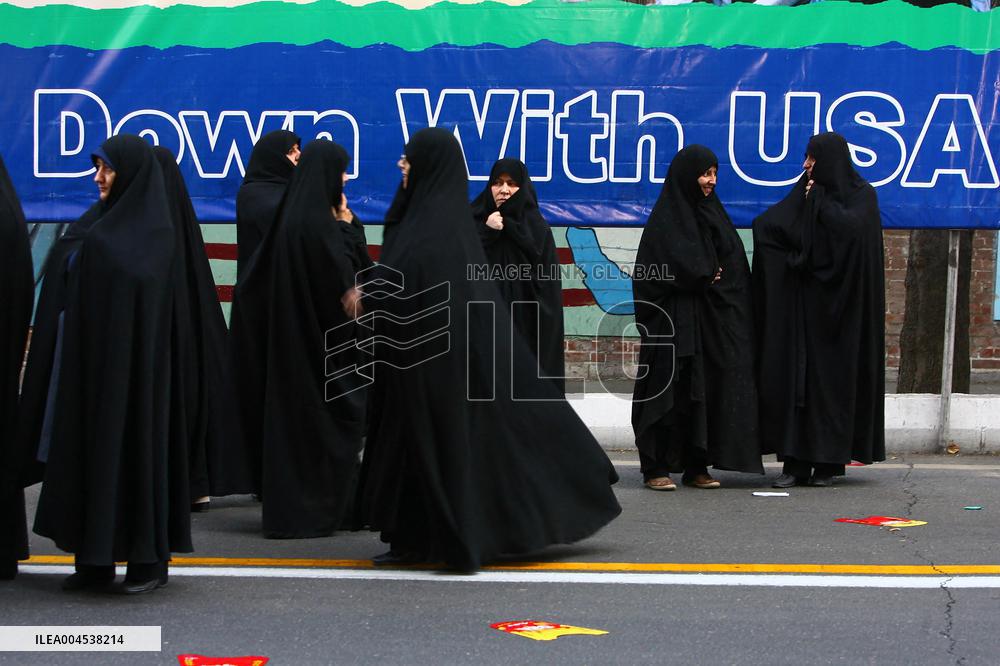 Iranians Marking The 28th Anniversary Of The Us Embassy Takeover - Tehran