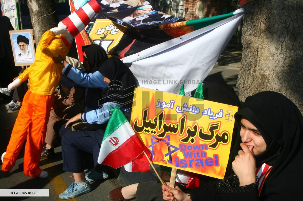 Iranians Marking The 28th Anniversary Of The Us Embassy Takeover - Tehran