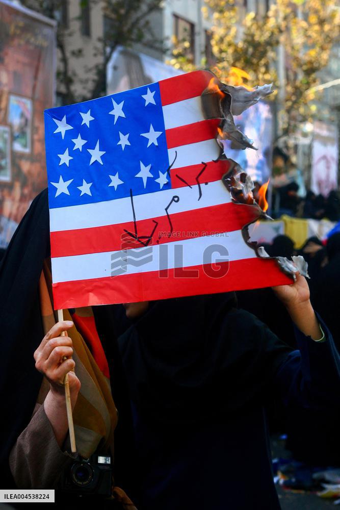 Iranians Marking The 28th Anniversary Of The Us Embassy Takeover - Tehran