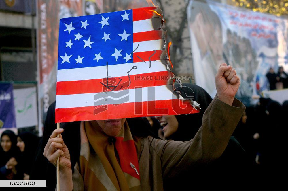 Iranians Marking The 28th Anniversary Of The Us Embassy Takeover - Tehran
