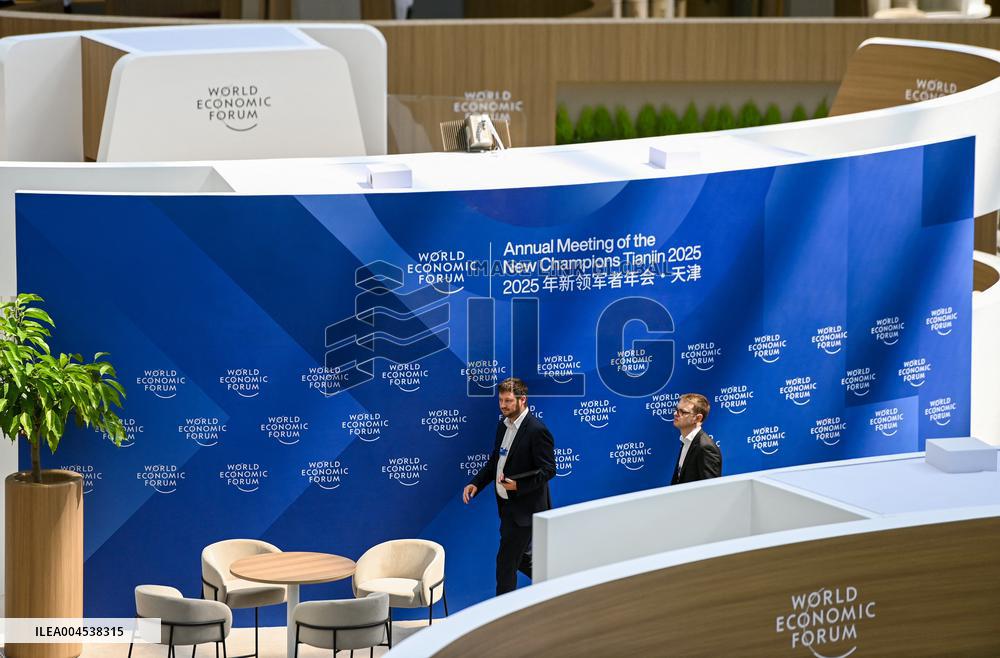 Preparations For Summer Davos Forum - Tianjin