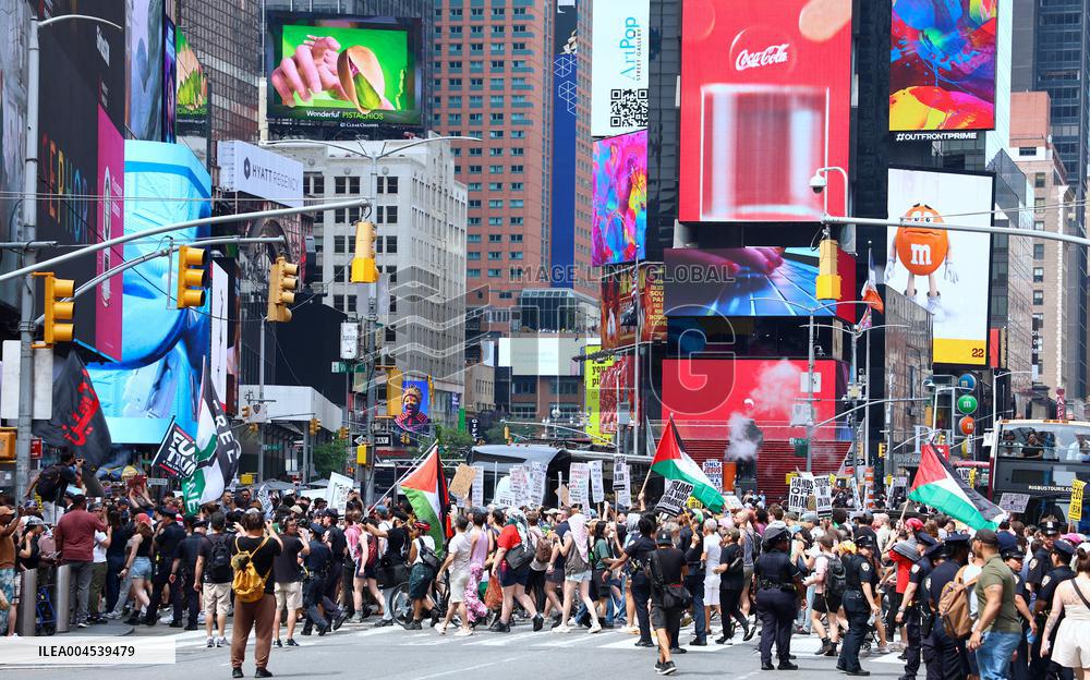Anti-War Protestors Rally - NYC