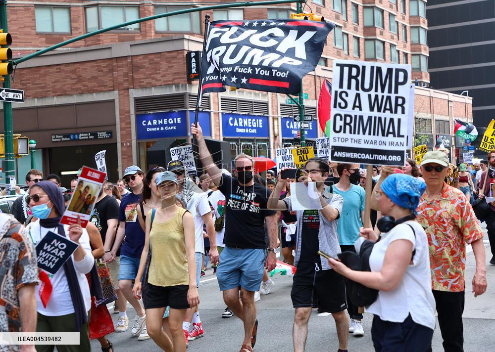 Anti-War Protestors Rally - NYC