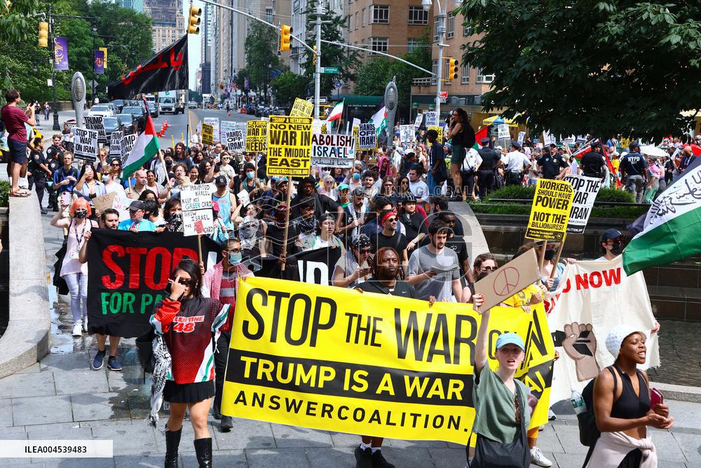 Anti-War Protestors Rally - NYC