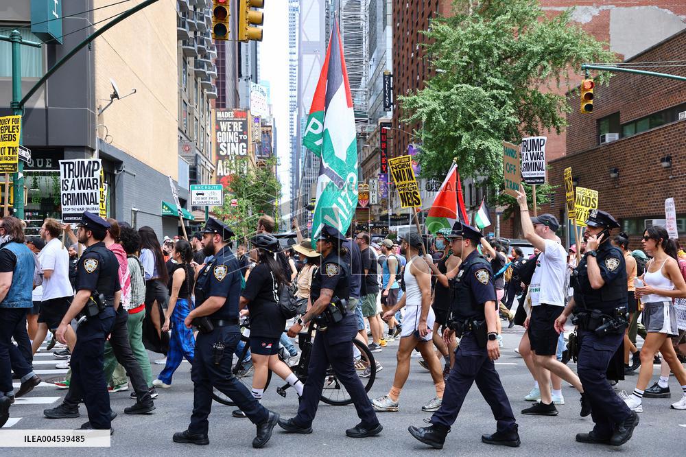 Anti-War Protestors Rally - NYC