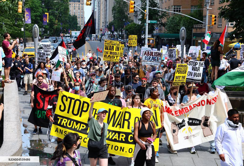 Anti-War Protestors Rally - NYC
