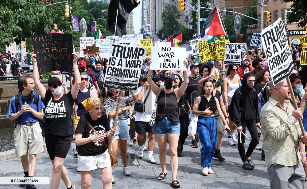 Anti-War Protestors Rally - NYC