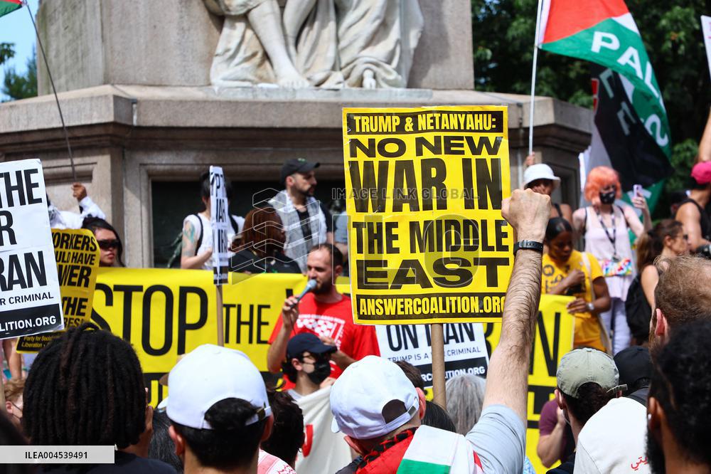 Anti-War Protestors Rally - NYC