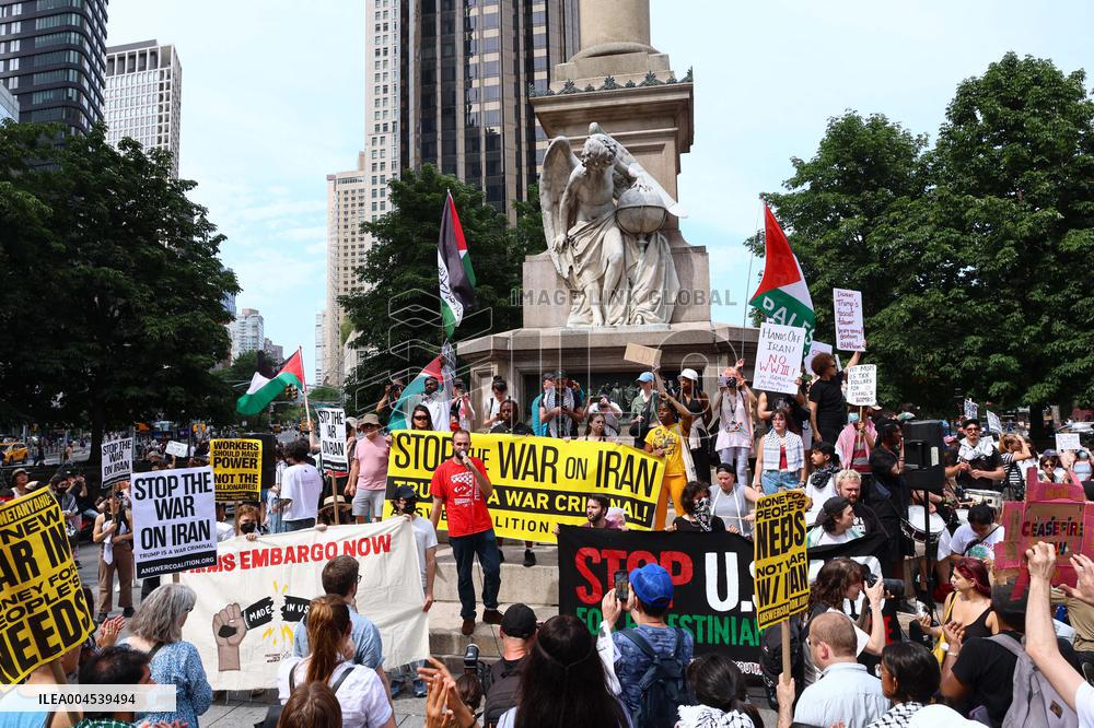 Anti-War Protestors Rally - NYC