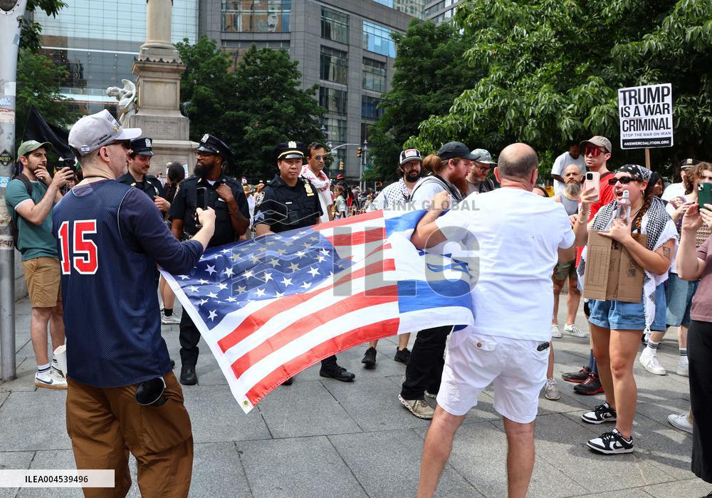 Anti-War Protestors Rally - NYC