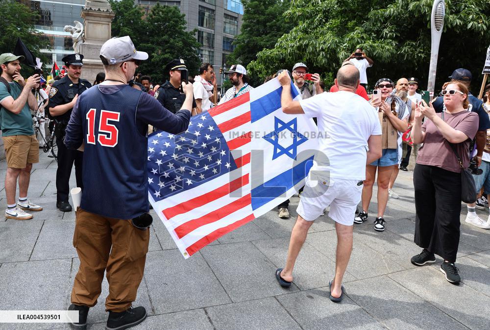 Anti-War Protestors Rally - NYC