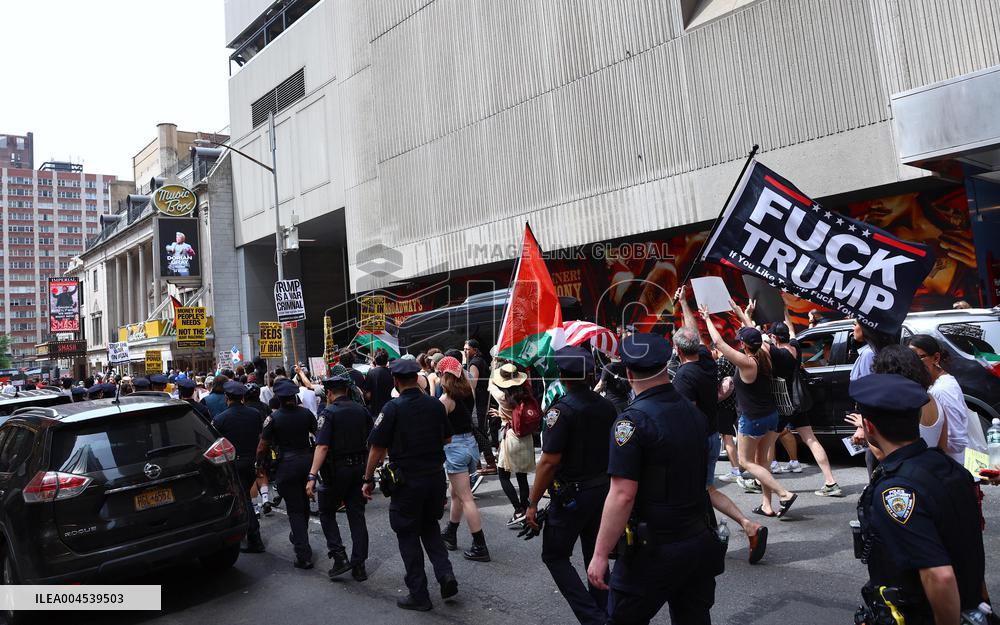 Anti-War Protestors Rally - NYC
