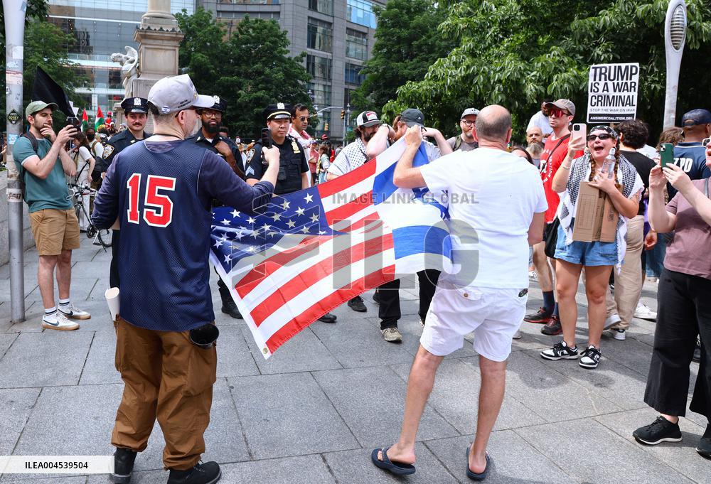 Anti-War Protestors Rally - NYC