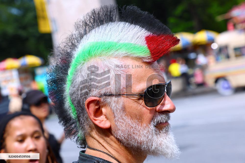 Anti-War Protestors Rally - NYC