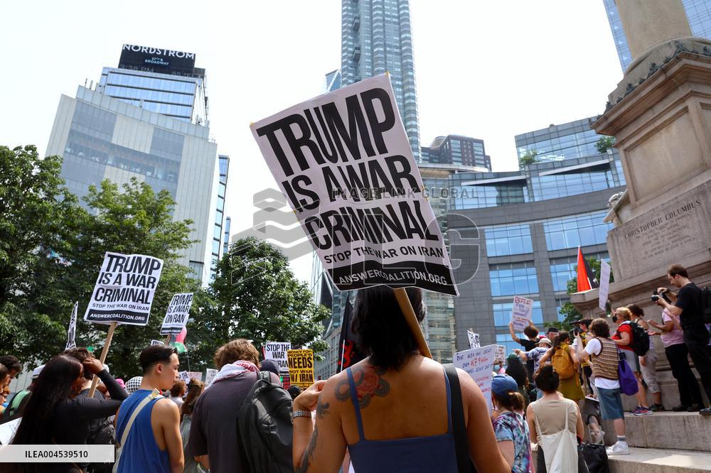 Anti-War Protestors Rally - NYC