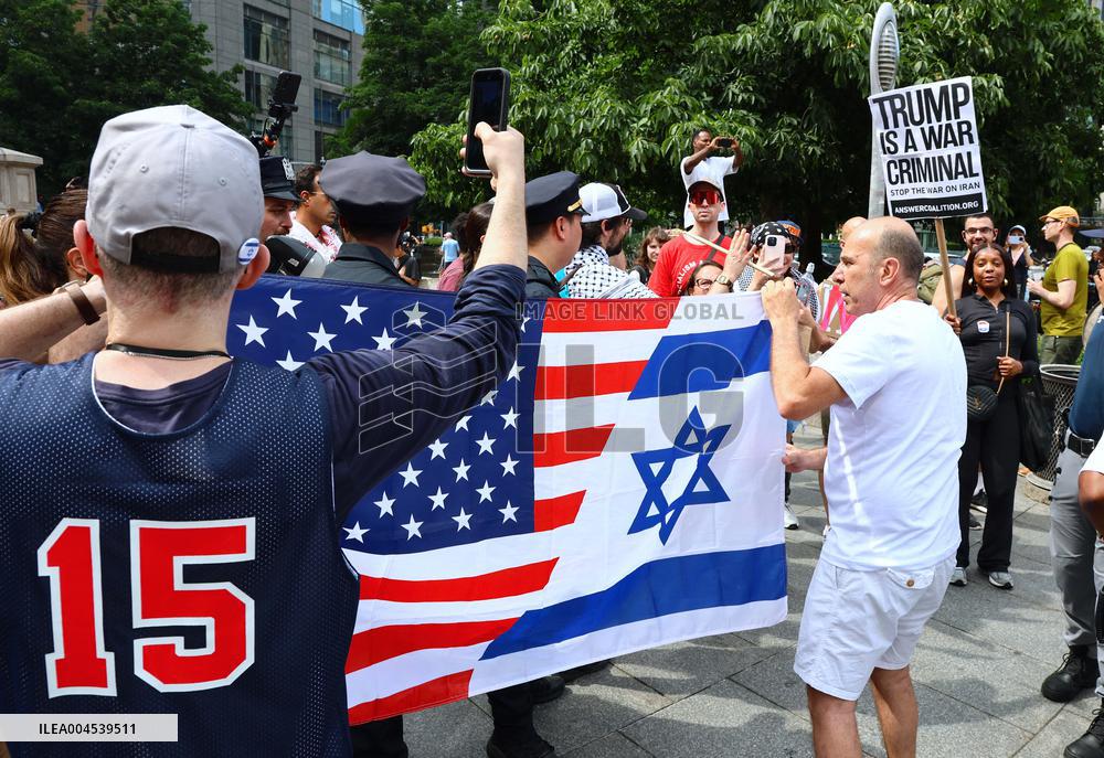 Anti-War Protestors Rally - NYC
