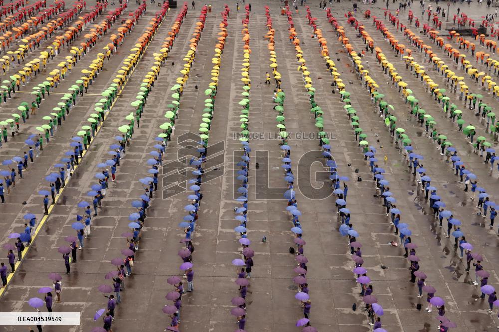 Creation The World's Largest Rainbow Flag on Pride Celebrations - Mexico
