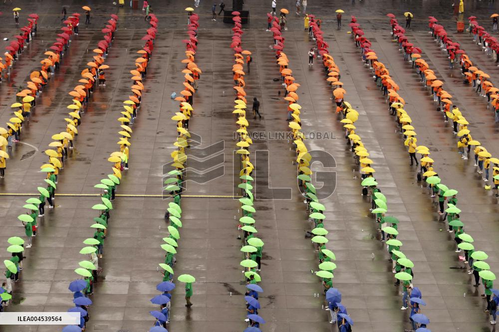 Creation The World's Largest Rainbow Flag on Pride Celebrations - Mexico
