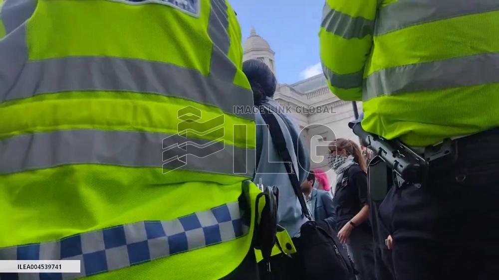 UK: ‘Palestine Action’ Supporters Rally at Trafalgar Square After Protest Ban 3