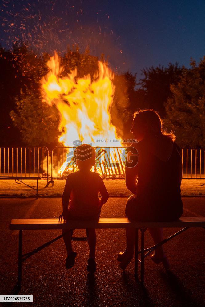 Feu de la St Jean - Aube