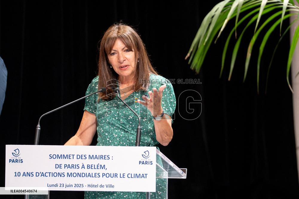 Mayors' summit to mark 10 years of the Paris Agreement - Paris AJ