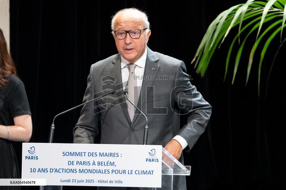 Mayors' summit to mark 10 years of the Paris Agreement - Paris AJ
