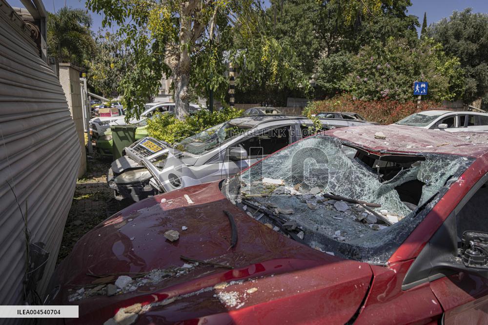 Iranian Missiles Hit Israel