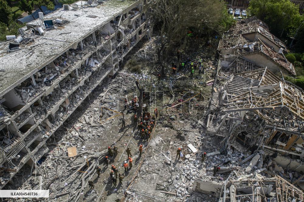 Iranian Missiles Hit Israel