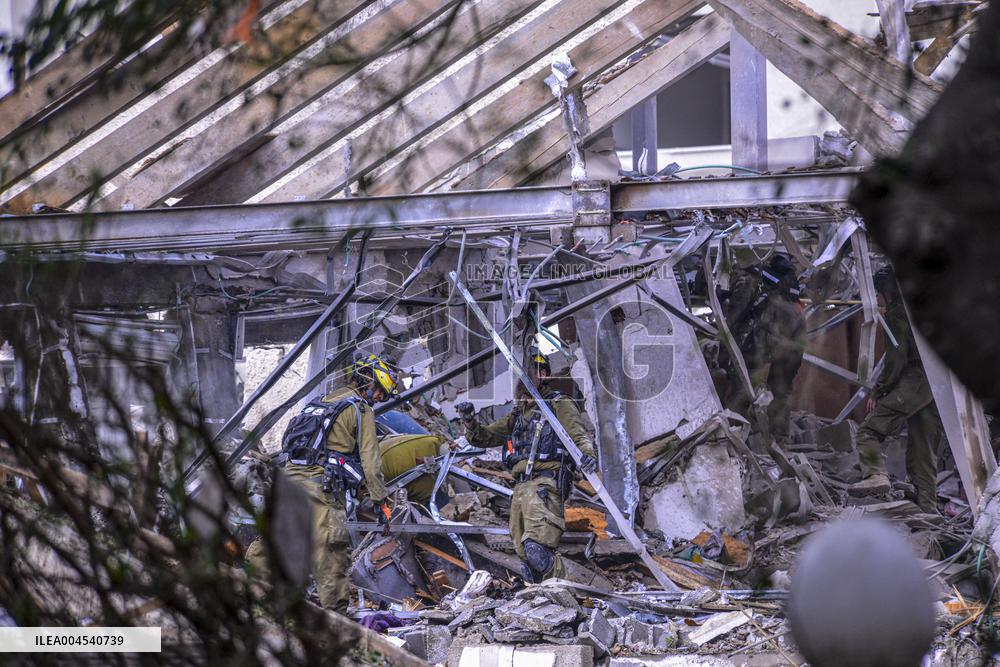 Iranian Missiles Hit Israel