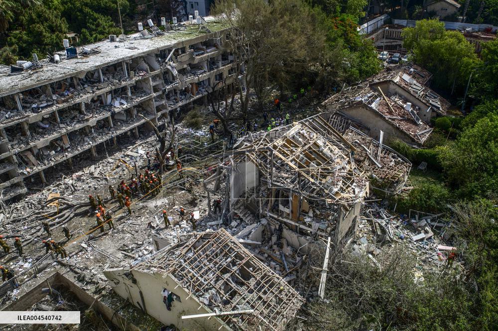 Iranian Missiles Hit Israel